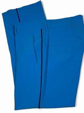 J Lindeberg Gusten Micro Stretch Narrow Fit Blue Golf Pants Men’s Size W32 L28